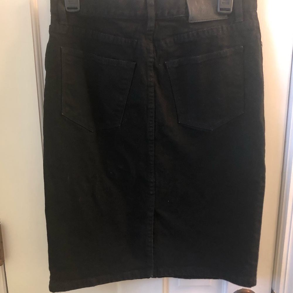 Ralph Lauren Black Denim Jean Skirt - Picture 7 of 11